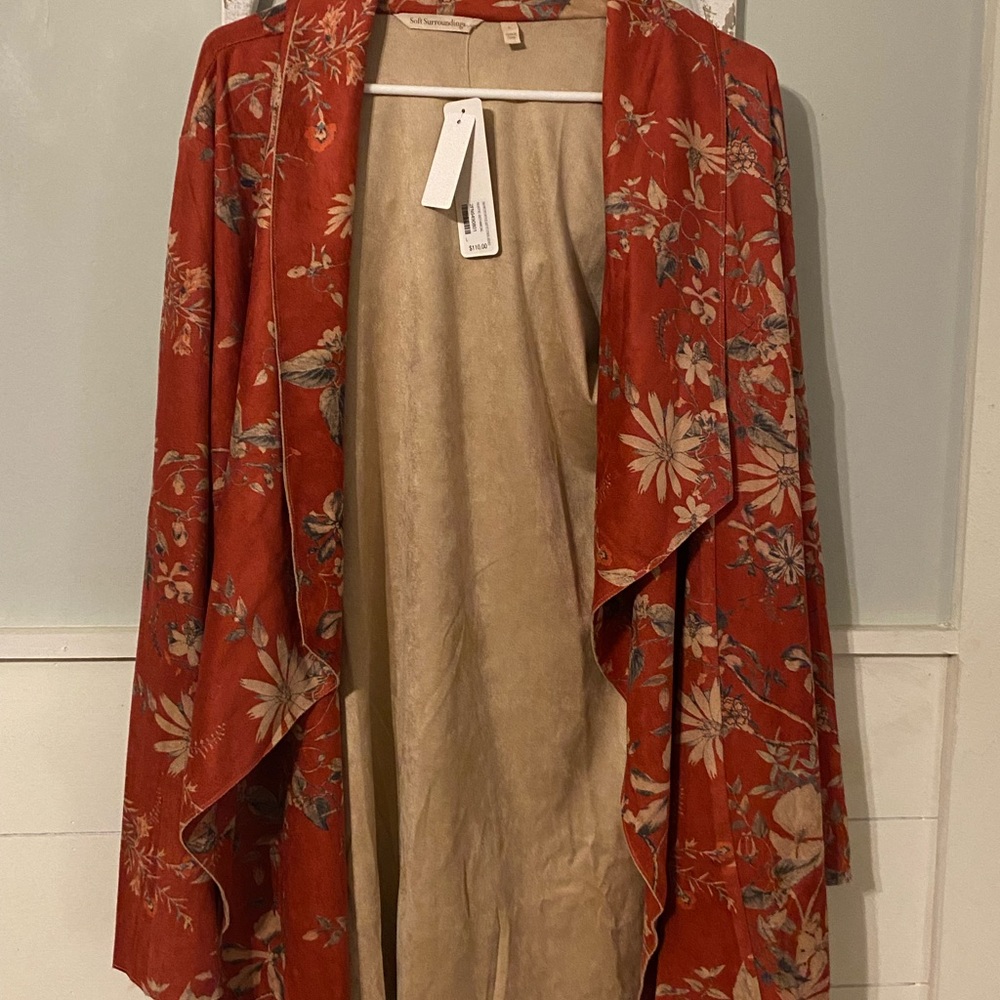 Soft surroundings cardigan very soft!